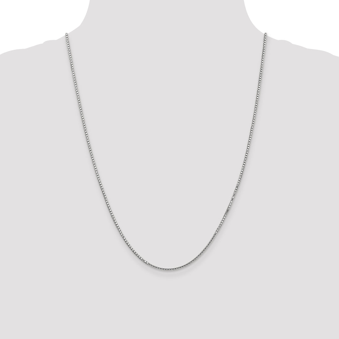14k White Gold 1.5mm Box Chain