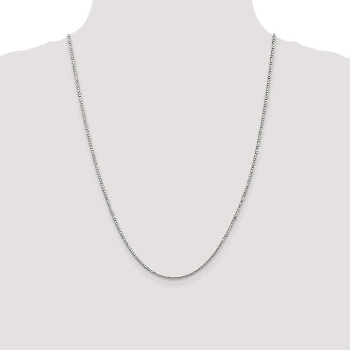 14k White Gold 1.5mm Box Chain