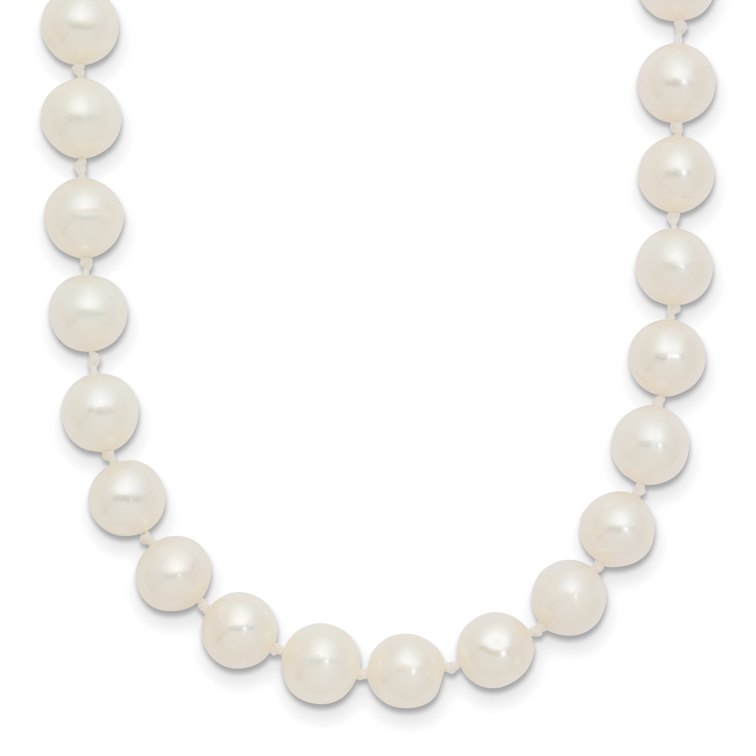 14k WG 6-7mm White Freshwater Cultured Pearl 24in Necklace