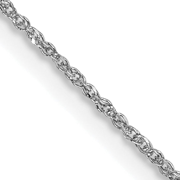 14K White Gold .70mm Ropa Chain
