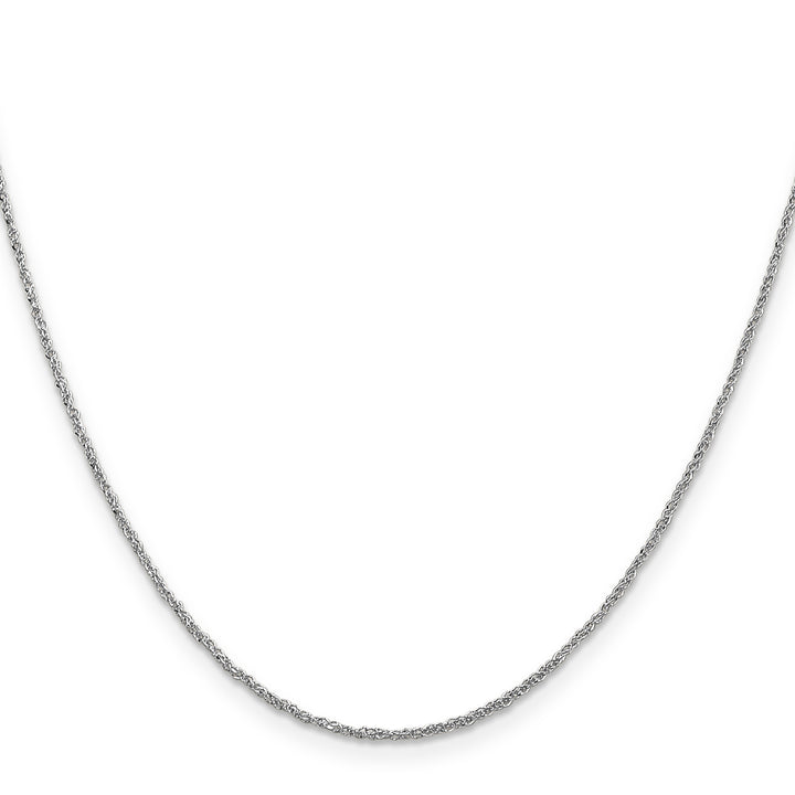 14K White Gold 1.1mm Ropa Chain