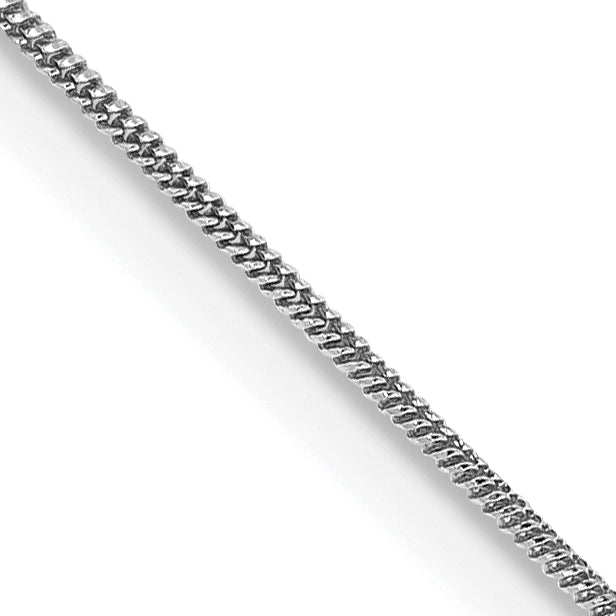 14k White Gold .6mm Round Snake Chain