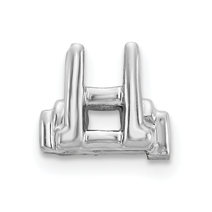 14k White Gold Head, up to 3.25mm Dia., X855 Add-a-Diamond Bracelet