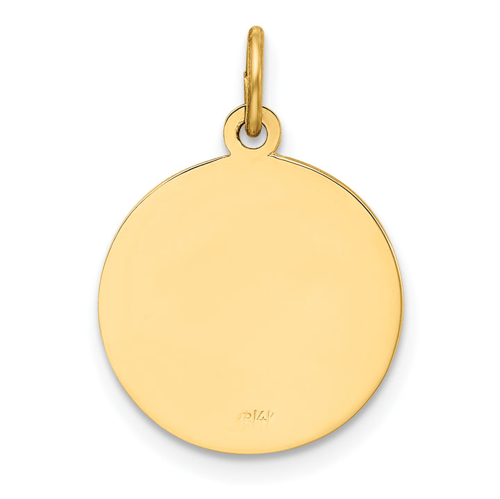 14k Our Lady of Perpetual Help Medal Charm