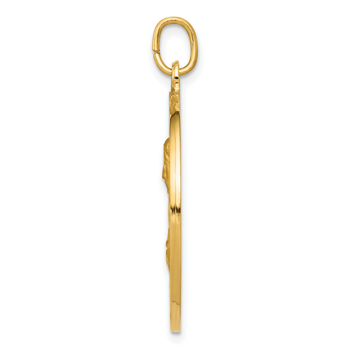 14k Sacred Heart of Jesus Medal Pendant