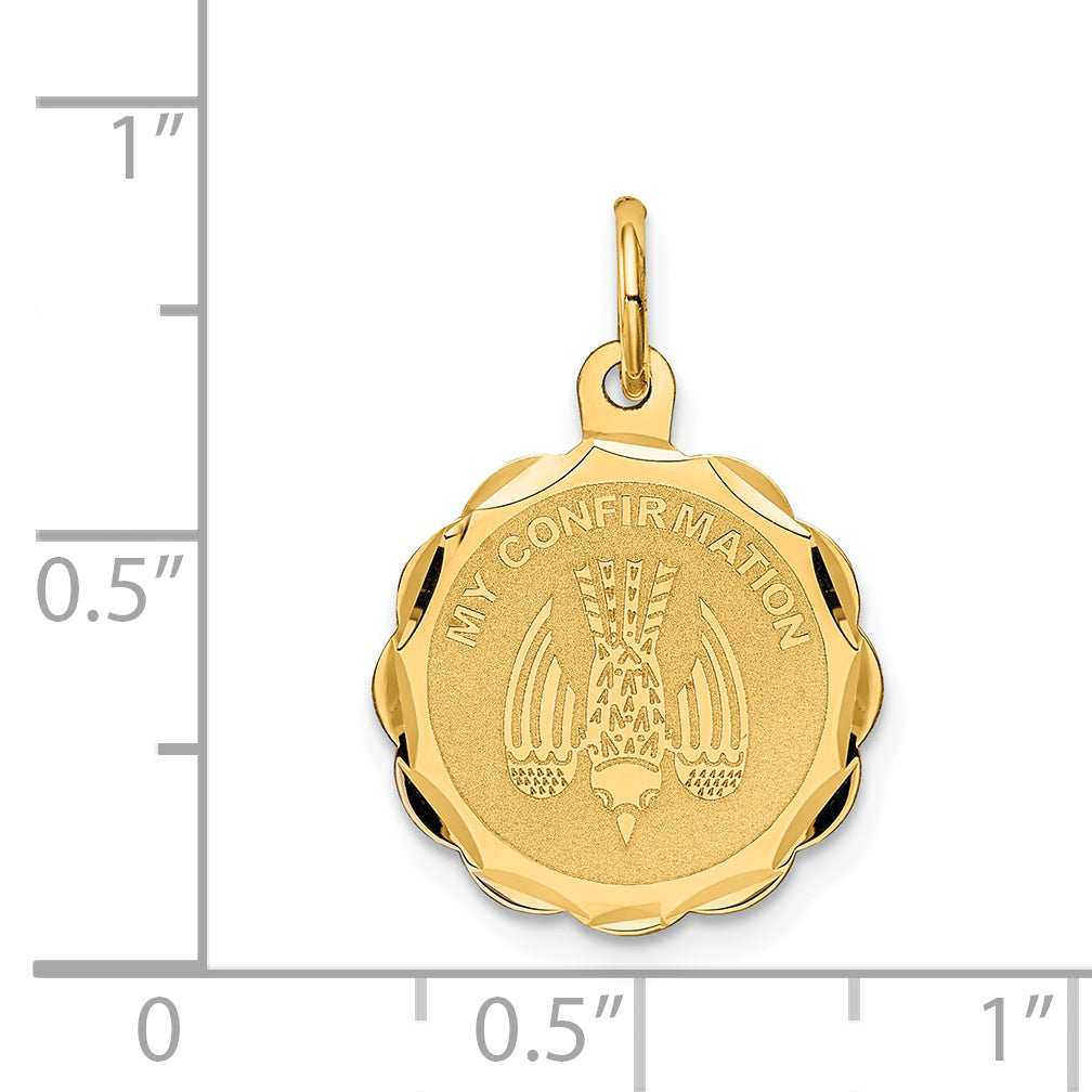 14k My Confirmation Charm