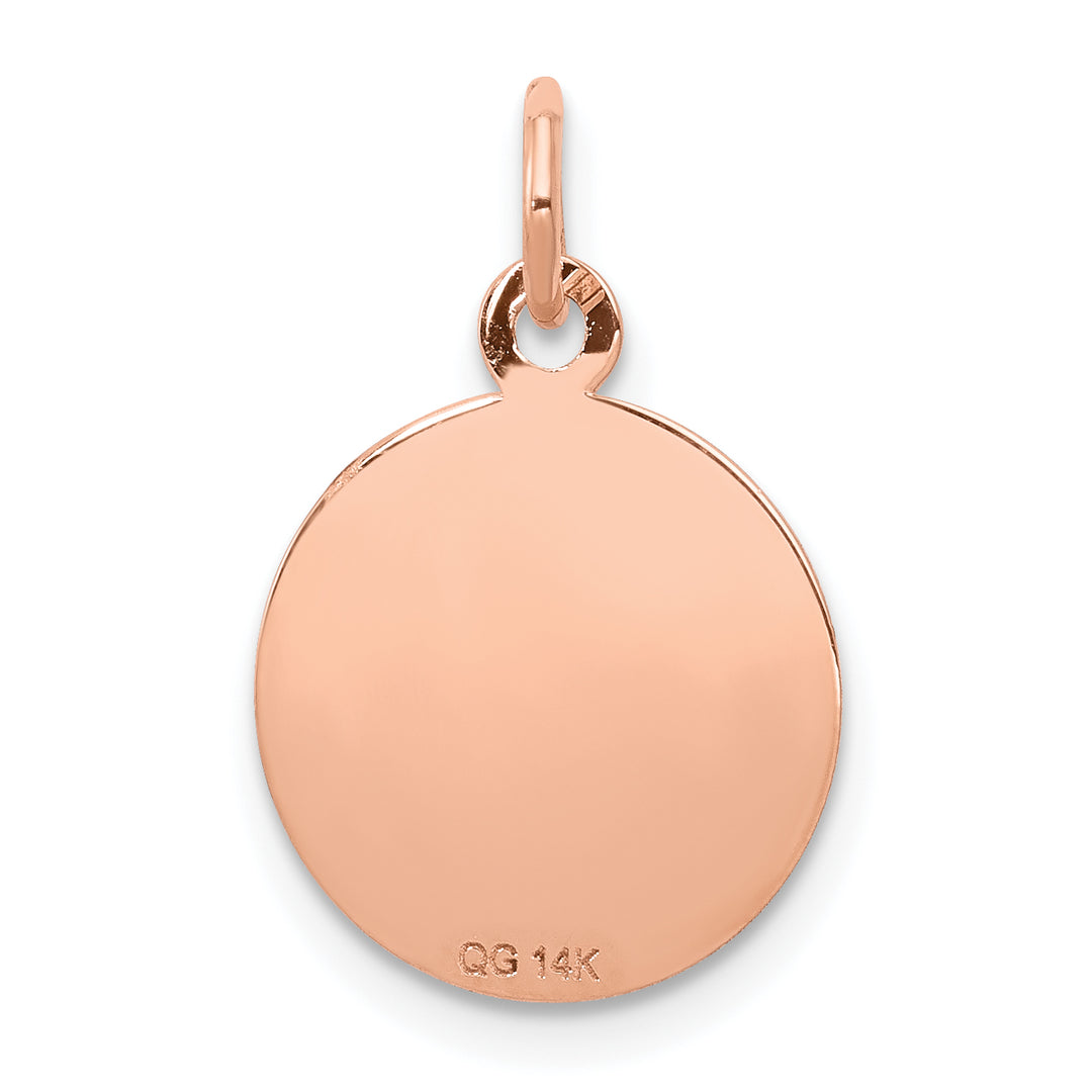 14k Rose-Gold Holy Communion Charm