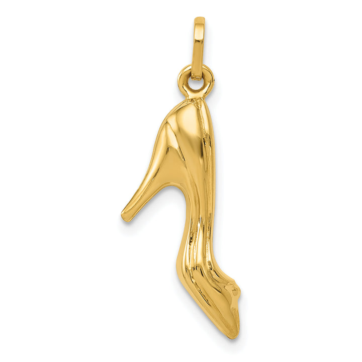 14K  3D High Heel Shoe Charm