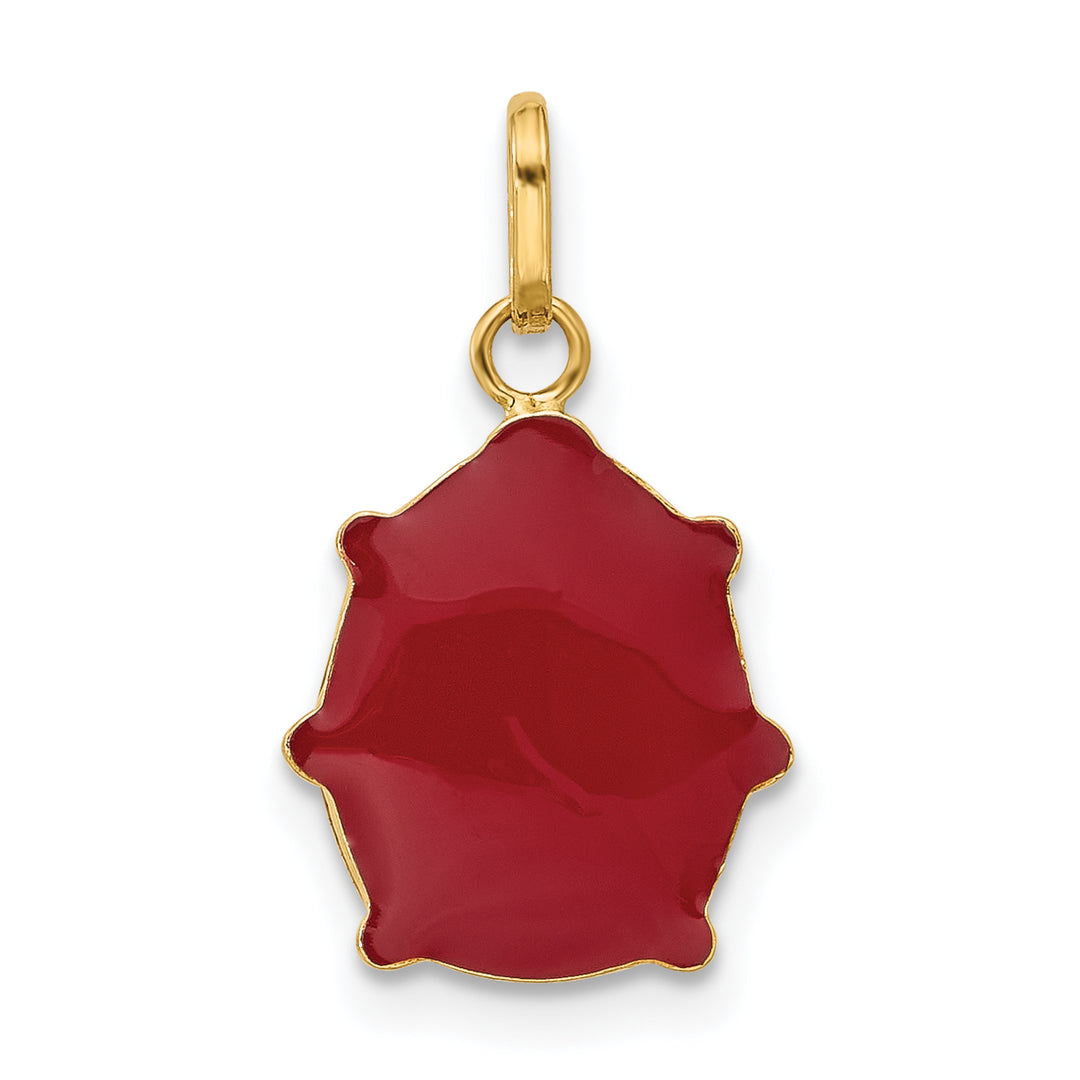 14k Enameled Ladybug Charm