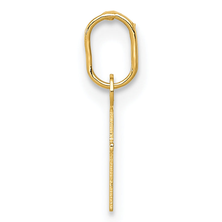 14k Tiny Cross Charm