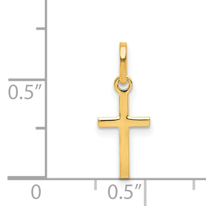 14k Small Cross Charm