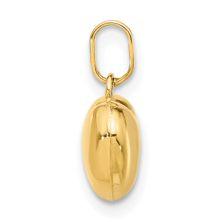 14K Polished 3-D Puffed Heart Pendant