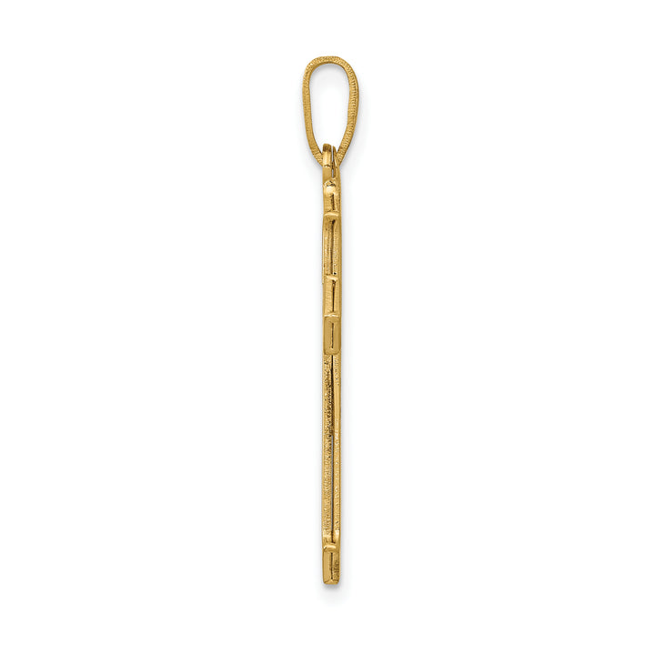 14k Passion Cross Pendant