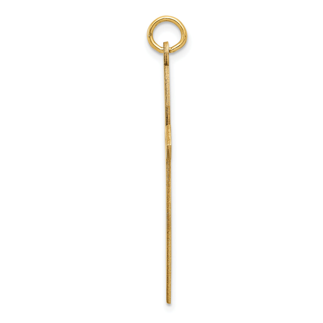 14K Laser Designed Passion Cross Pendant