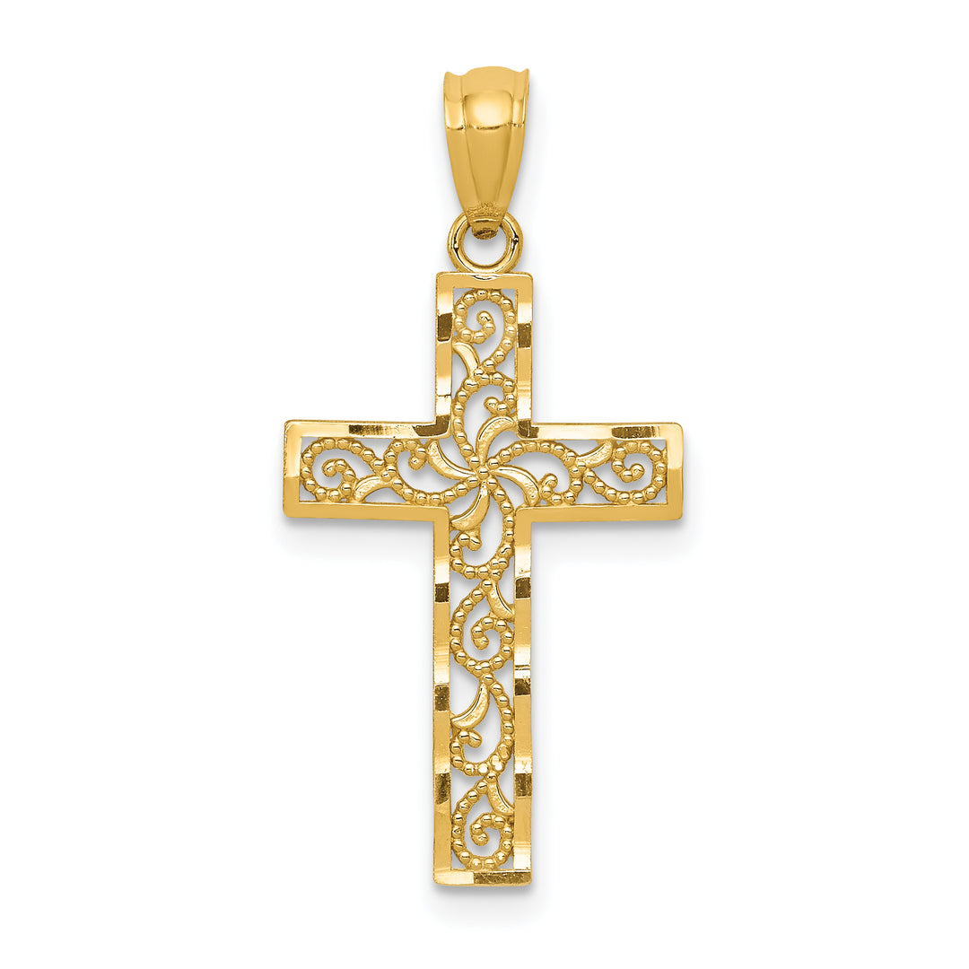14k Cross Pendant