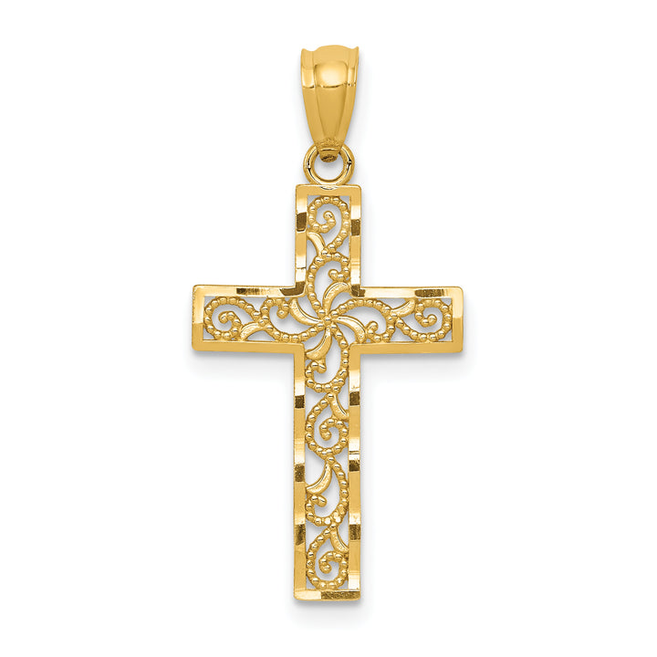 14k Cross Pendant