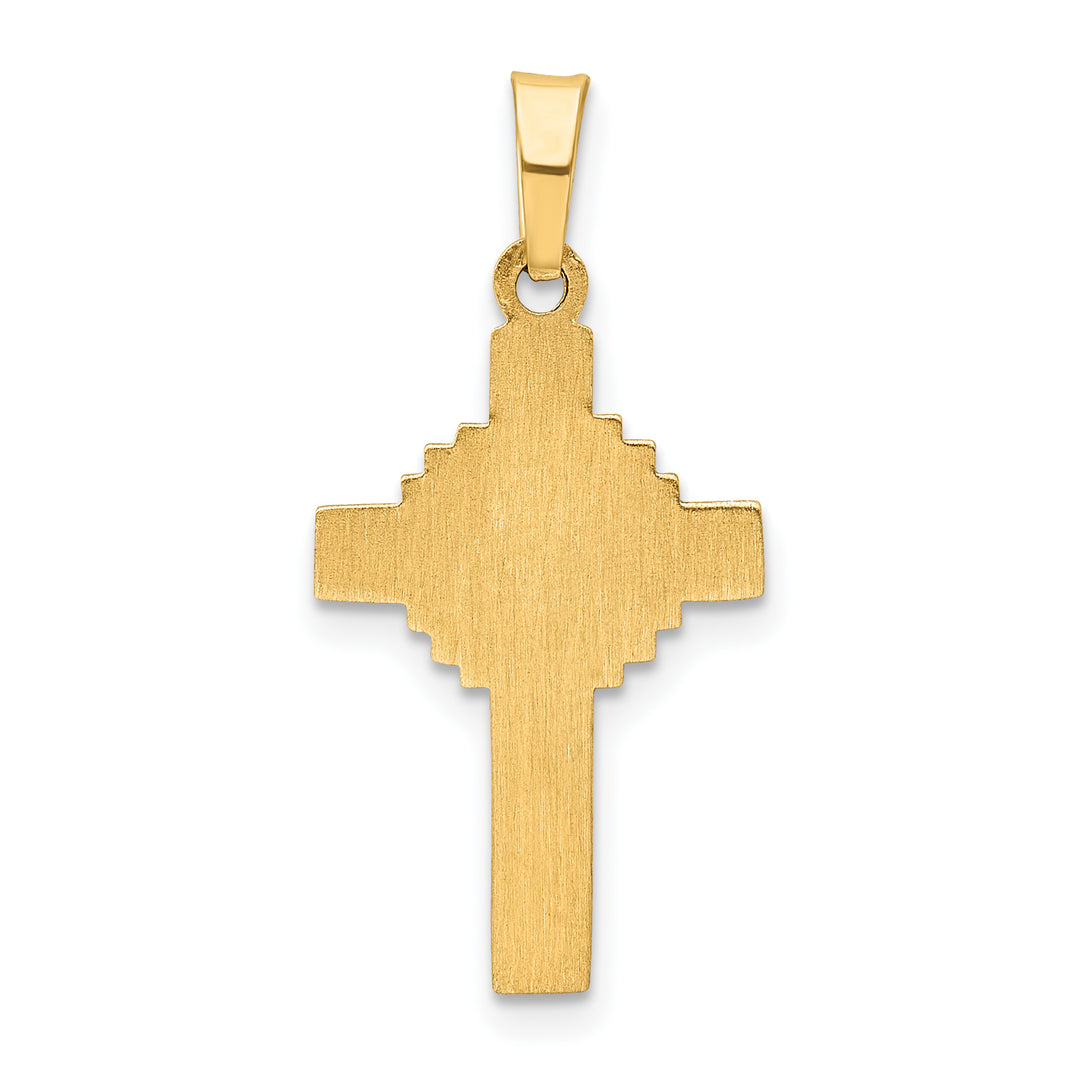 14k Polished Celtic Cross Pendant