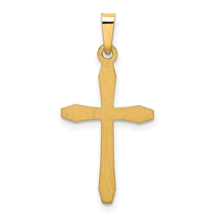 14k Polished Passion Cross Pendant