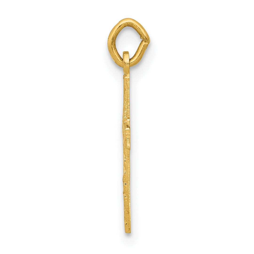 14k Small Cross Charm