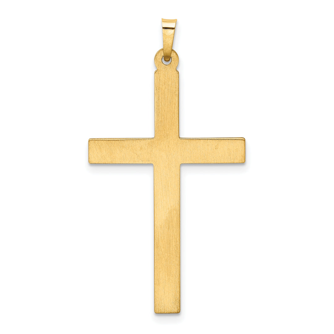14k Hollow Cross Pendant