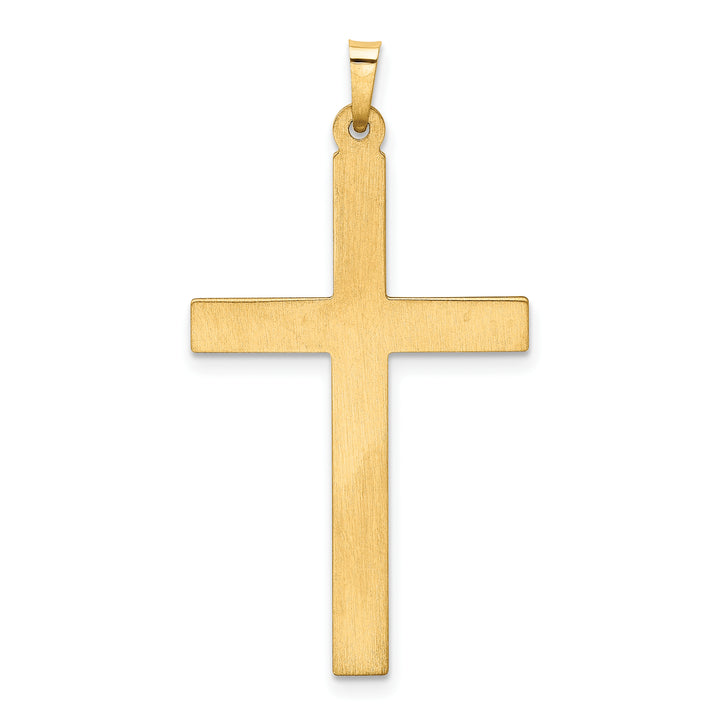14k Hollow Cross Pendant