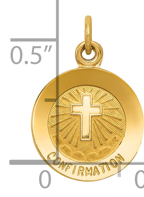 14k Confirmation Charm