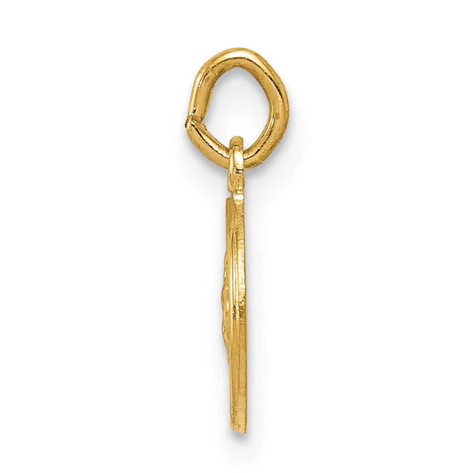 14k Saint Christopher Medal Charm