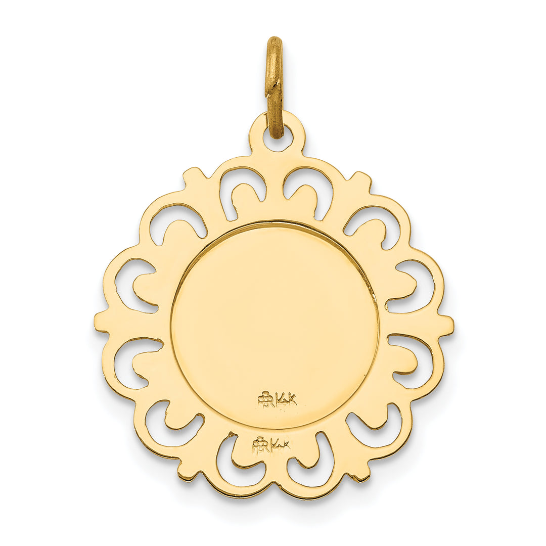14k Saint Anthony Medal Charm