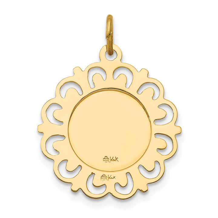 14k Saint Anthony Medal Charm