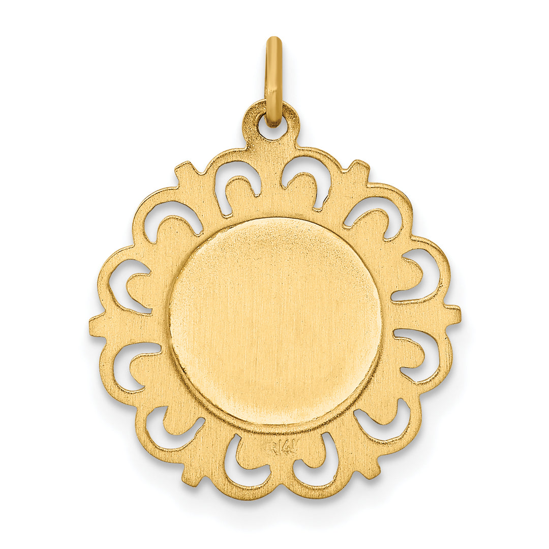 14k Saint Francis of Assisi Medal Pendant