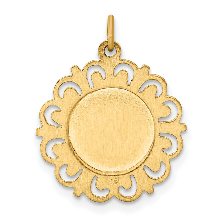 14k Saint Francis of Assisi Medal Pendant