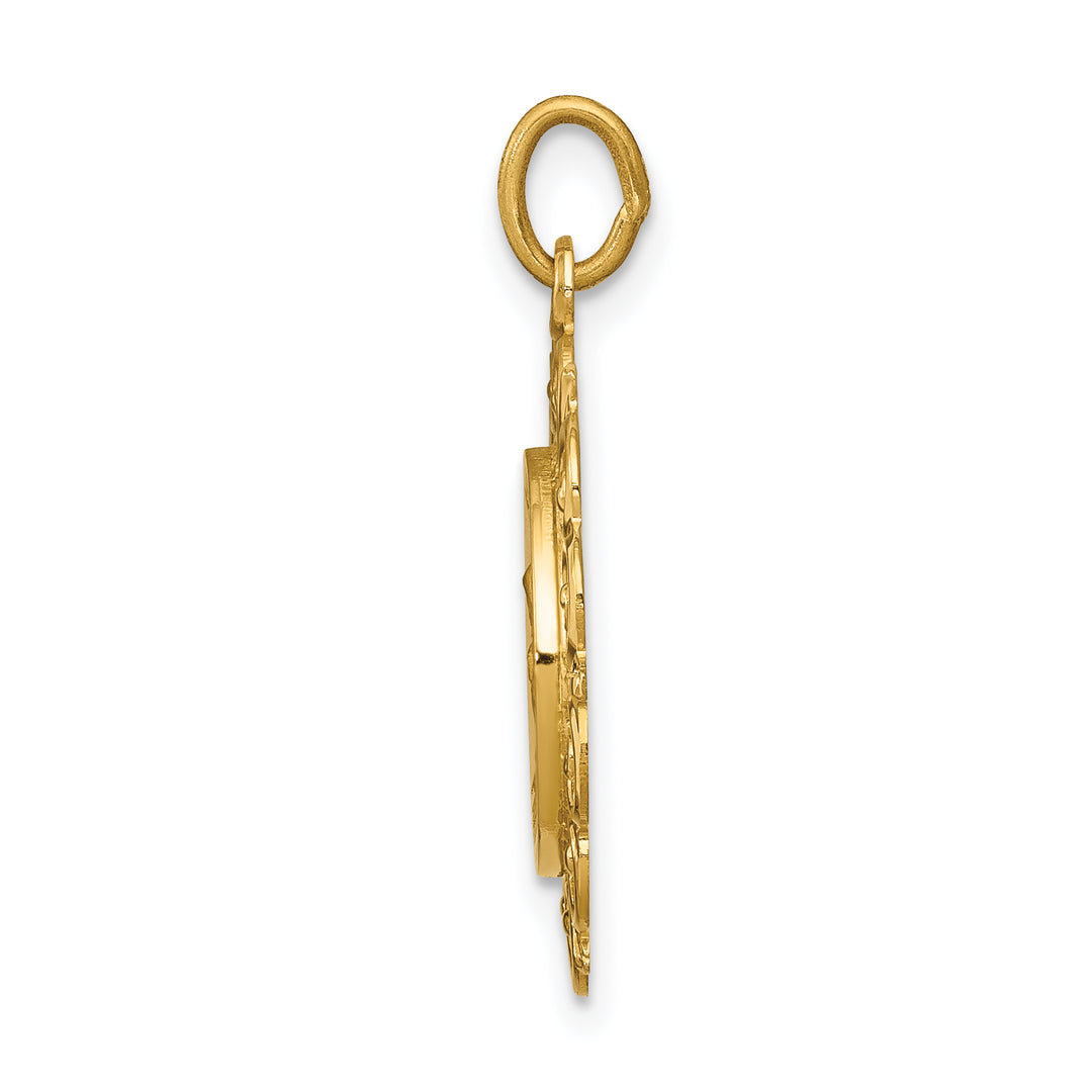 14k Saint Anne Medal Charm