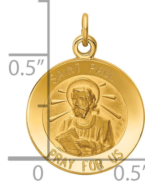14k Saint Paul Medal Charm