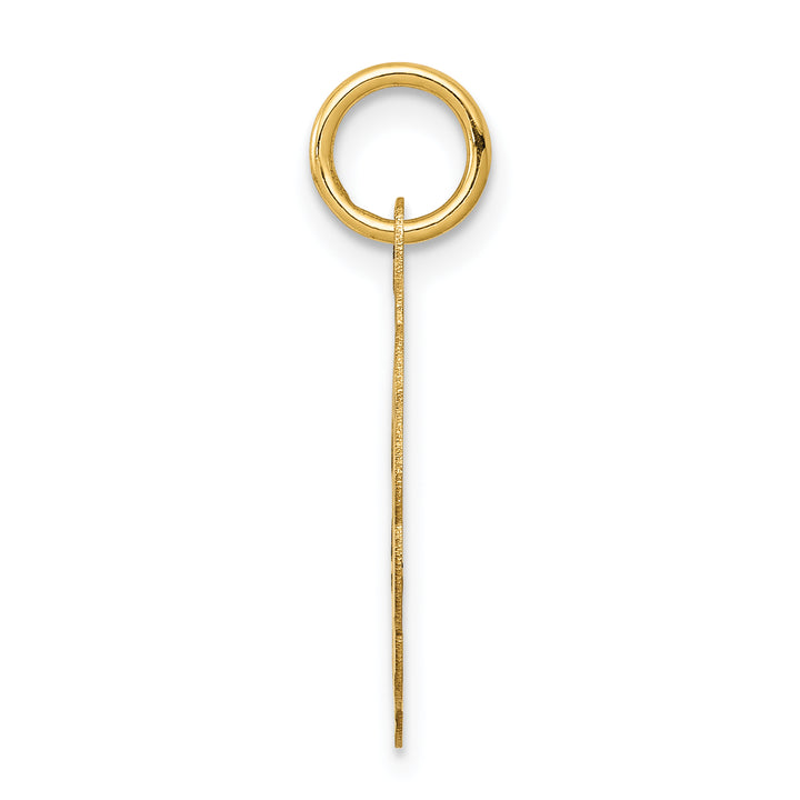 14k Solid Star of David Disc Charm