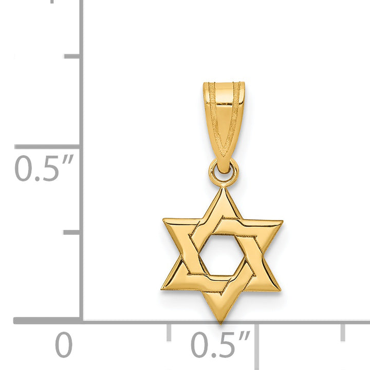 14k Star of David Pendant
