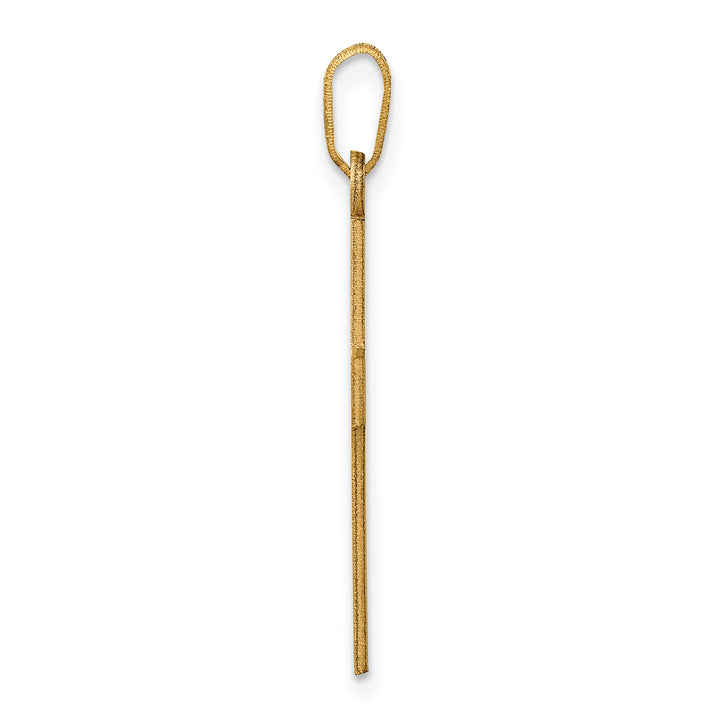 14K Polished Cross Charm