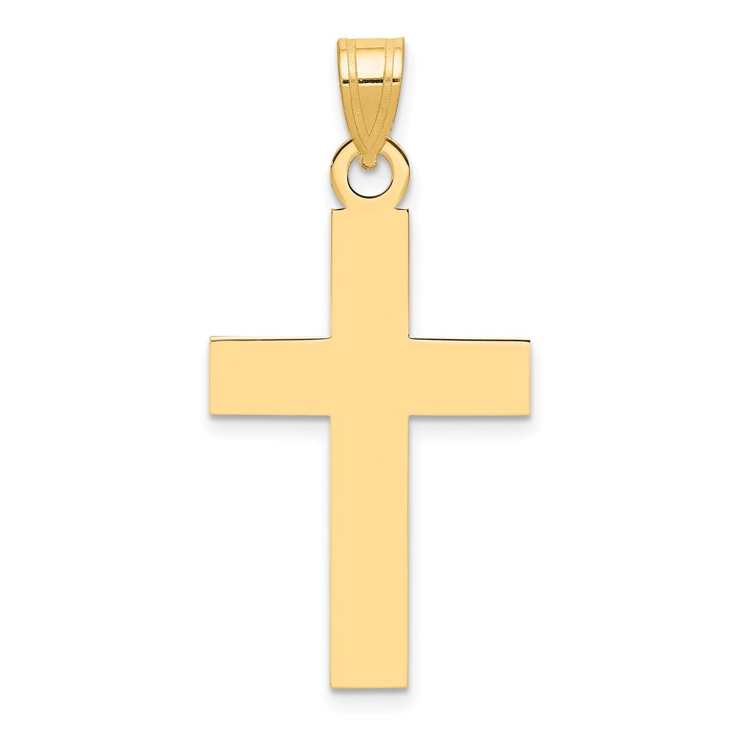 14k Polished Cross Charm