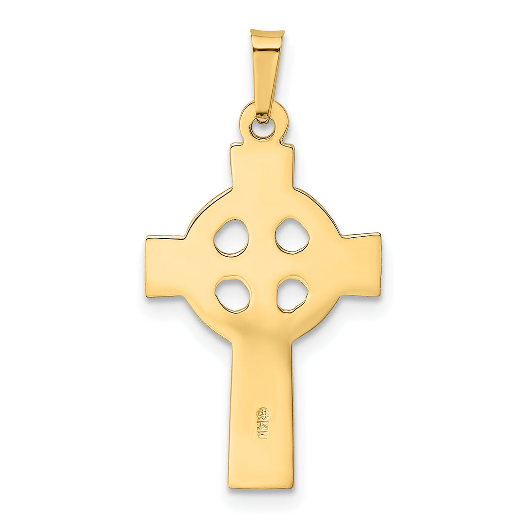 14k Celtic Cross Charm