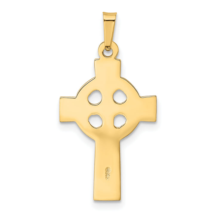 14k Celtic Cross Charm