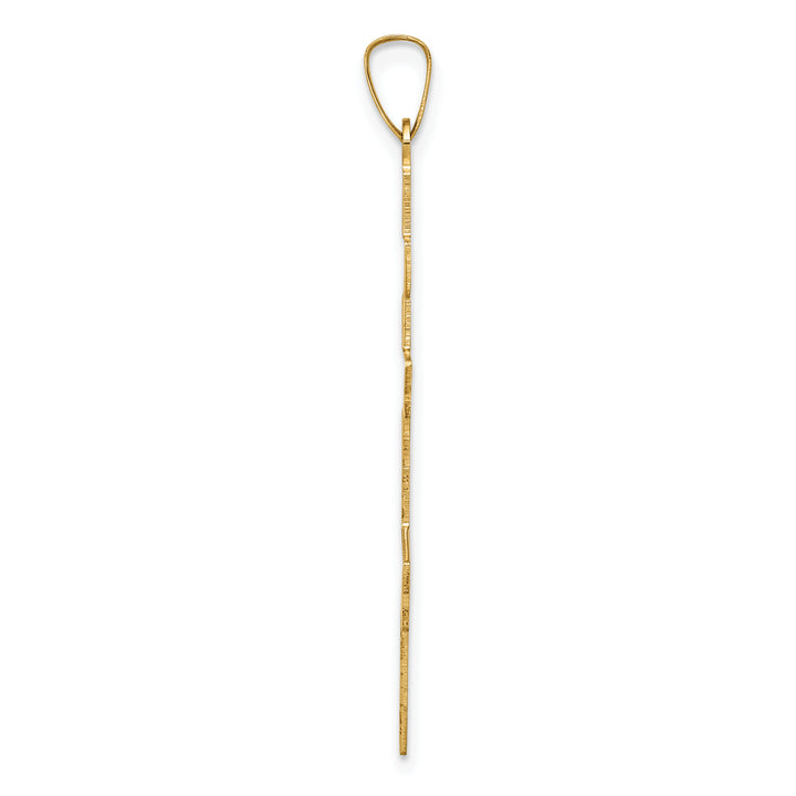14k Eastern Orthodox Cross Pendant