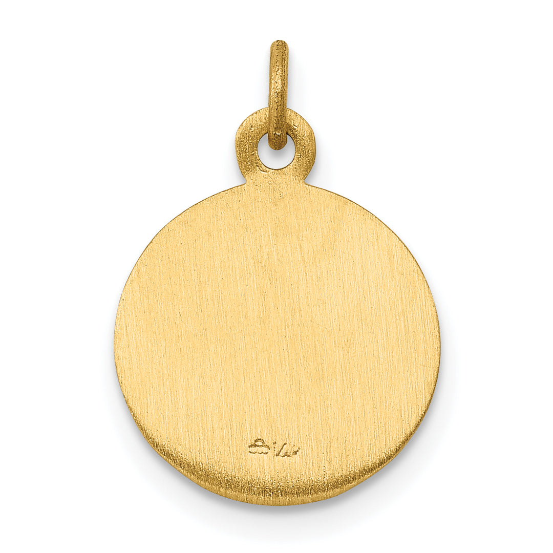 14k Saint George Medal Charm