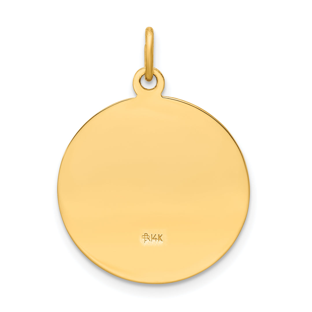 14k Saint Elizabeth Seton Medal Pendant