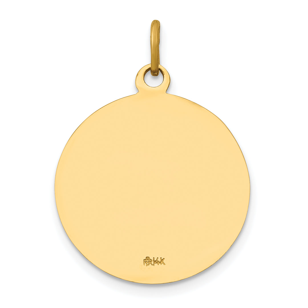 14k Saint John Baptist Medal Pendant