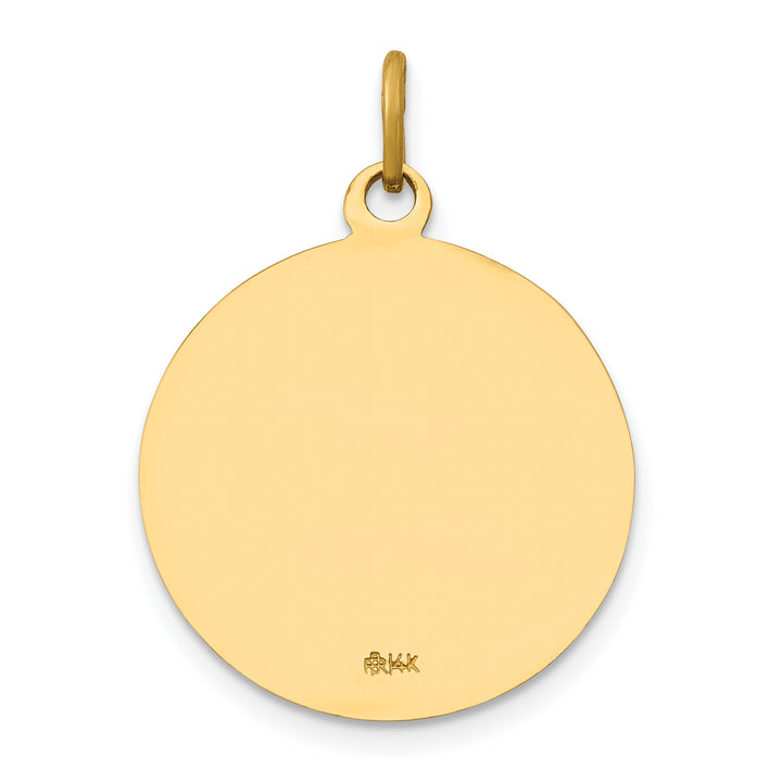 14k Saint John Baptist Medal Pendant