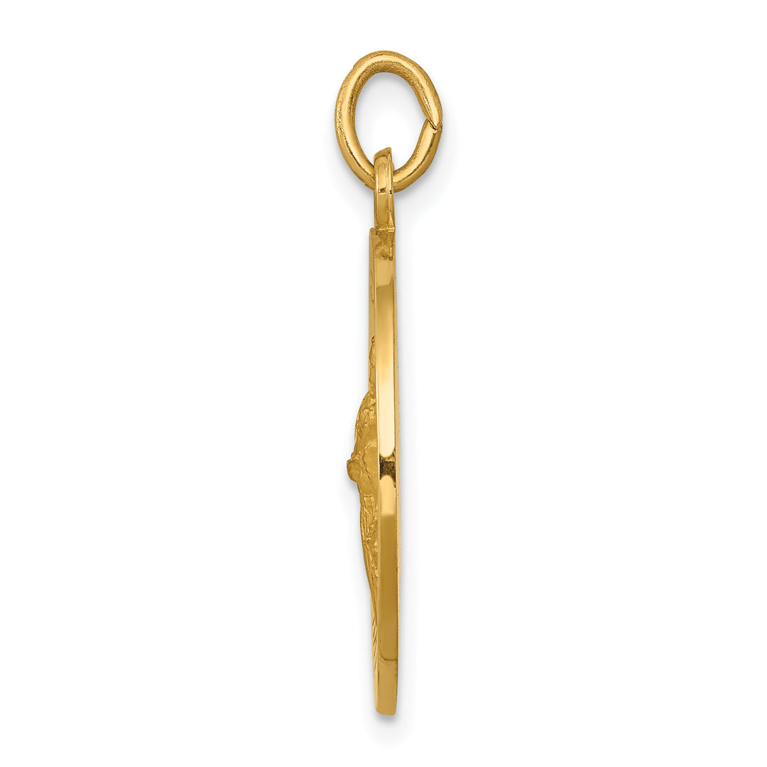 14k Saint Gerard Medal Pendant