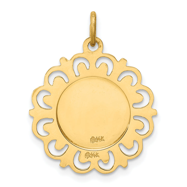 14k Our Lady of Mt. Carmel Medal Charm