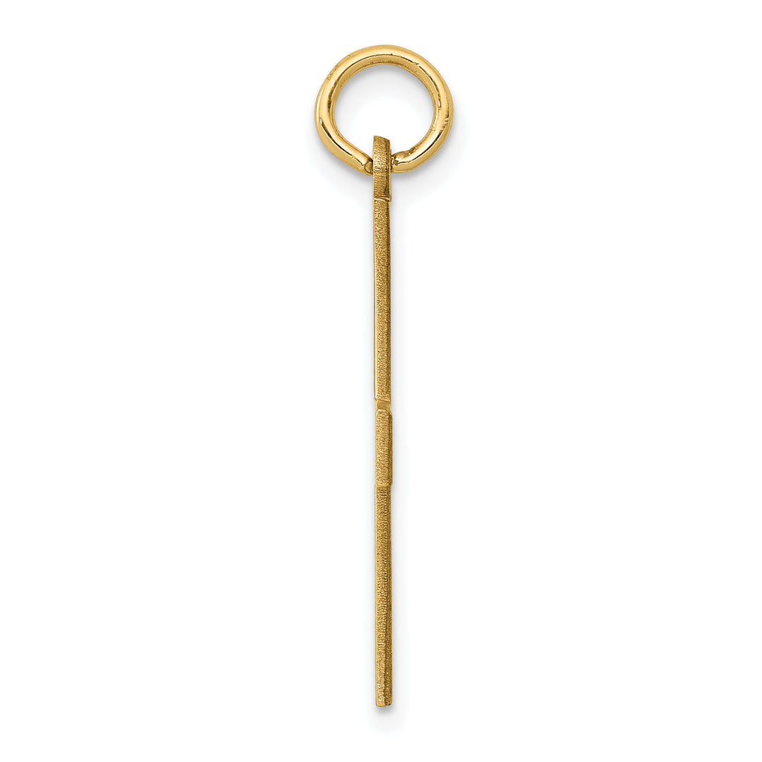14K Laser Designed Greek Cross Pendant