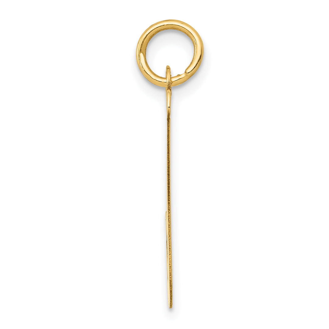 14k Small Script Letter J Initial Charm