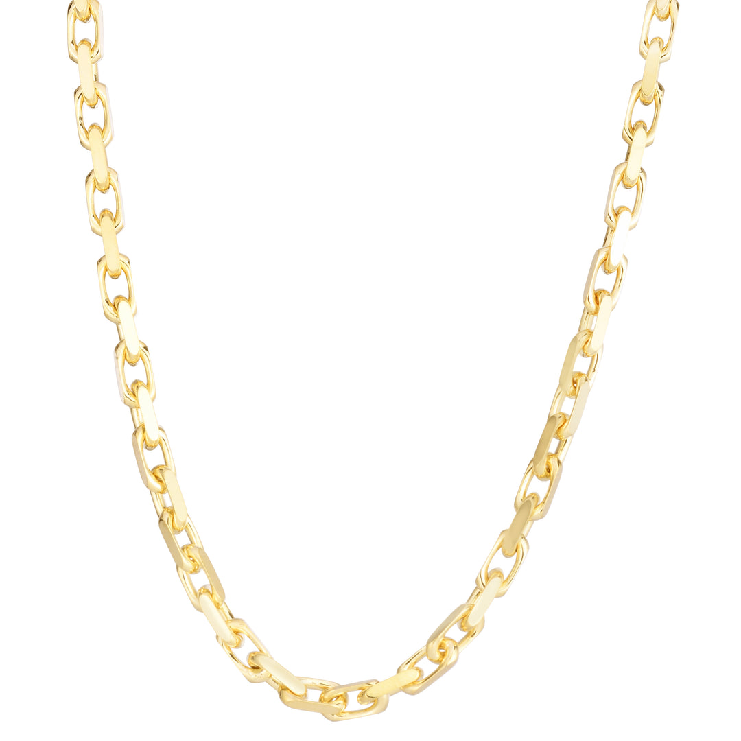 10K Gold 4.8mm French Cable Chain