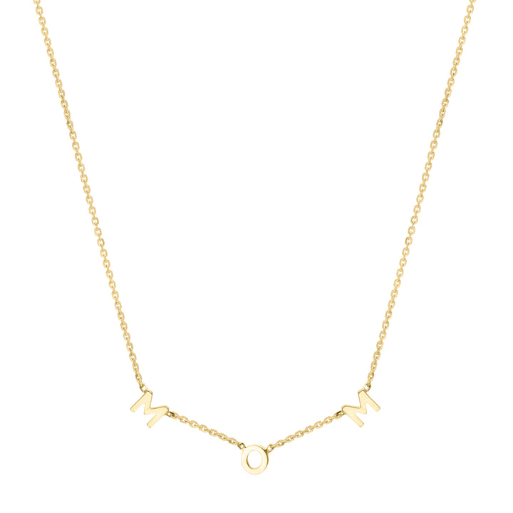 10K ""Mom"" Necklace